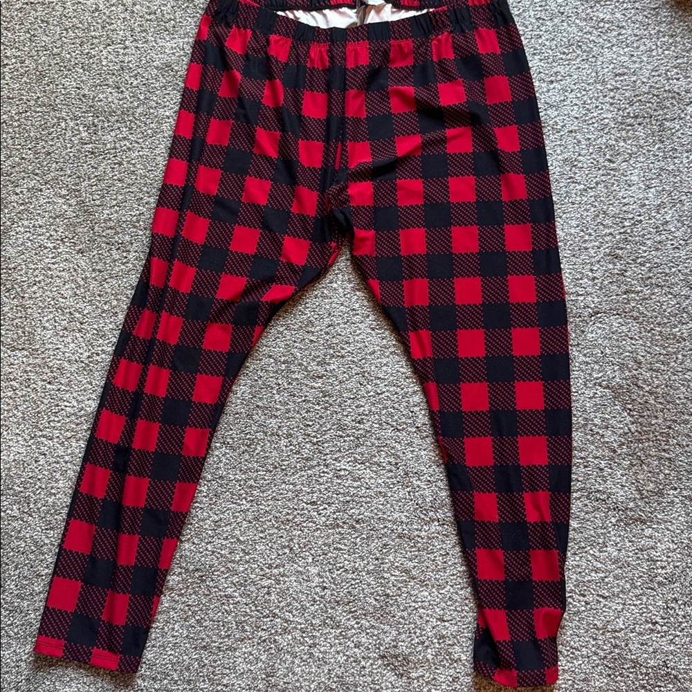 Celebrate Together Red and Black Checkered Pants